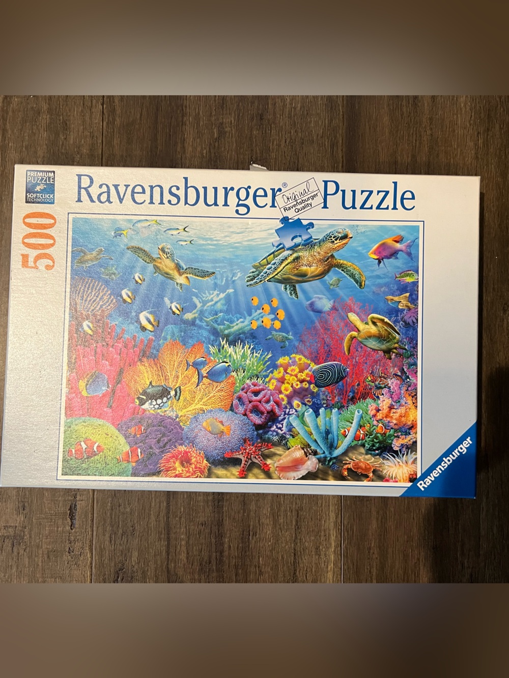 Ravensburger 500 piece puzzle Tropical Waters 19x14
